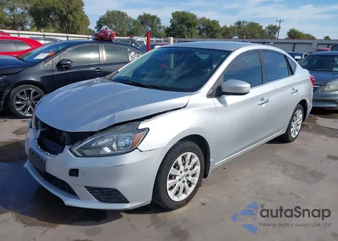 2017 Nissan Sentra S из США, поврежденный, VIN 3N1AB7AP0HY340563